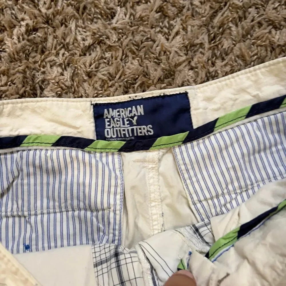 American Eagle Plaid Y2K Shorts Men’s 30x10 Classic 2000s Mallcore Grunge